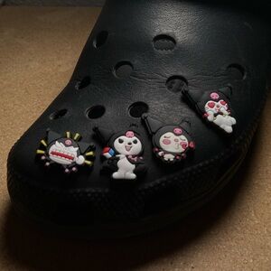 - 4 pc kuromi croc charms